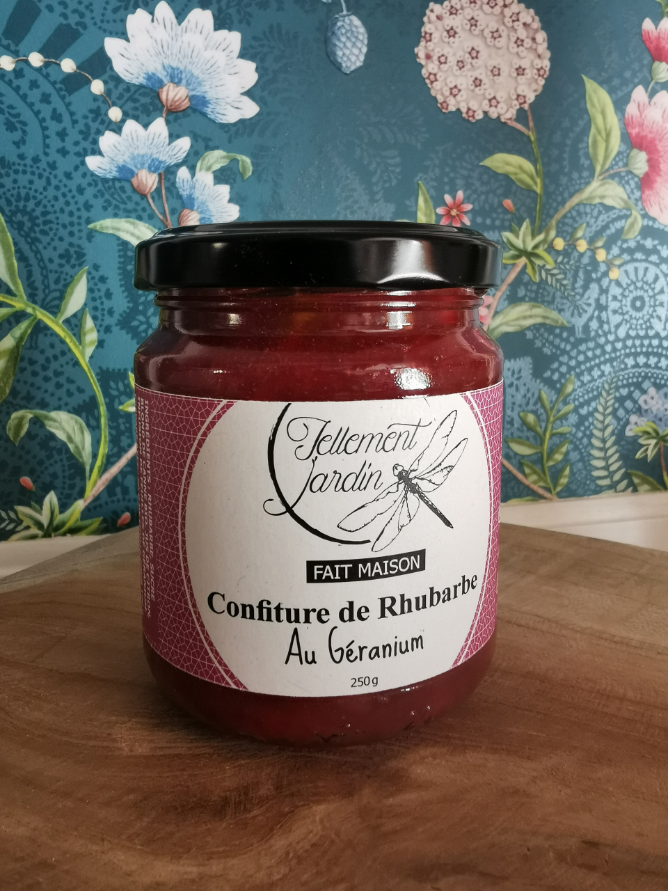 Rhubarbe au géranium - Le P'tit Grain d'Alençon - Alençon Torrefaction