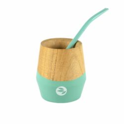 Ensemble de tasse à maté turquoise - Le P'tit Grain d'Alençon - Alençon Torrefaction