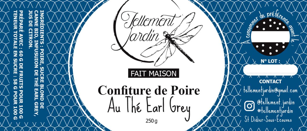 Confiture de Poire au Thé Earl Grey