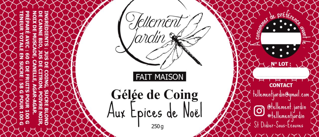 Gelée de Coing aux épices de noël